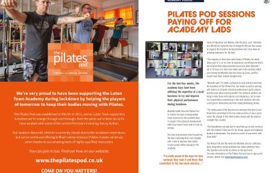 POD FEATURE IN LUTON TOWN FC PROGRAMME!